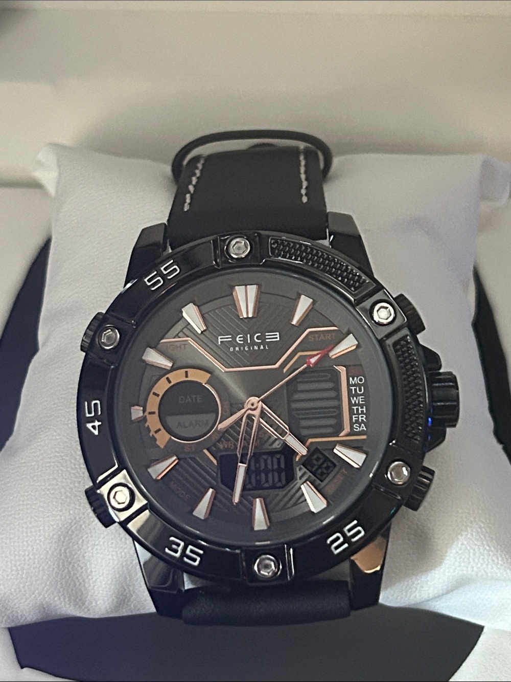 Ice Men's Black and Rose Gold Sport Watch